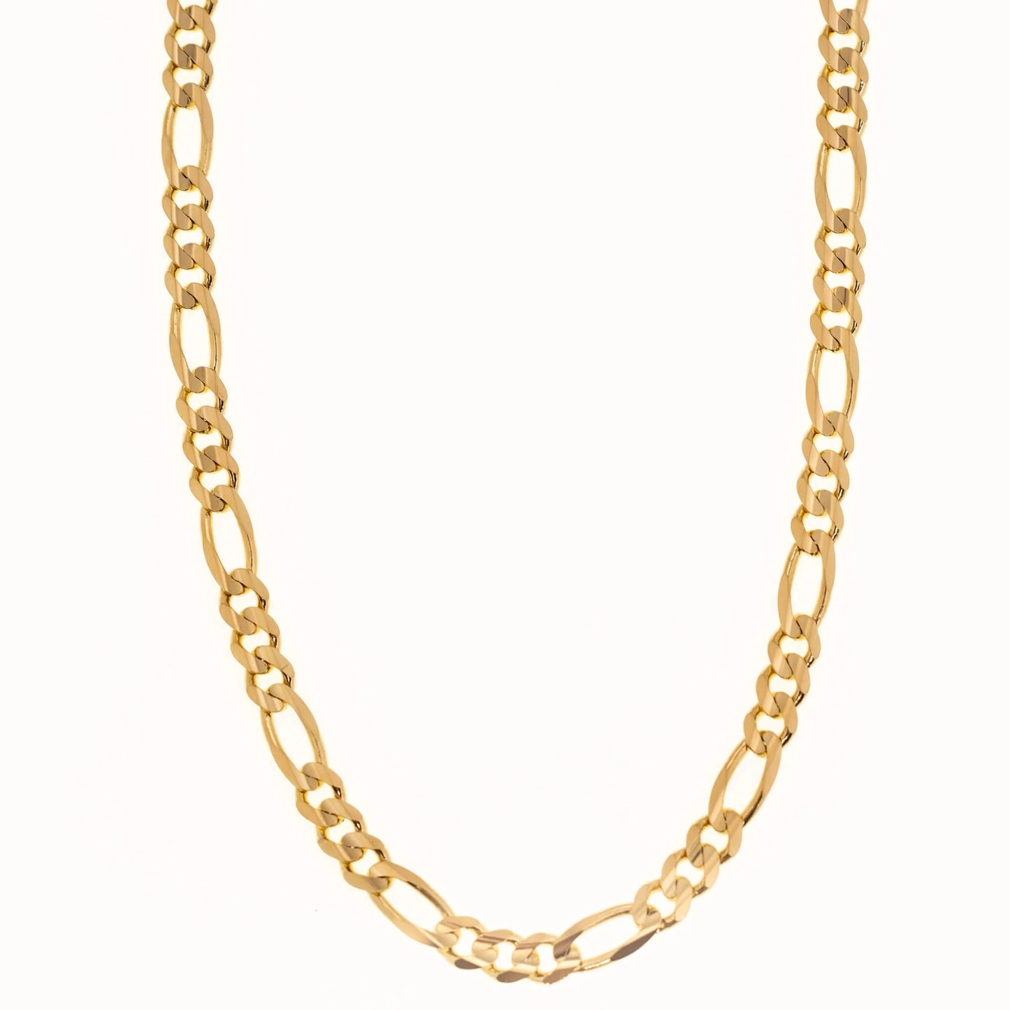 14KT Solid Gold Figaro 2mm 22”