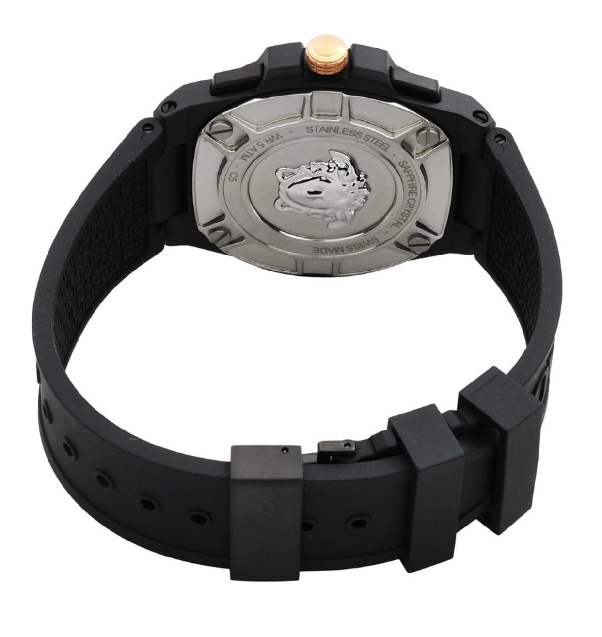 Versace Greca Extreme Chronograph Quartz Black Dial Men's Watch