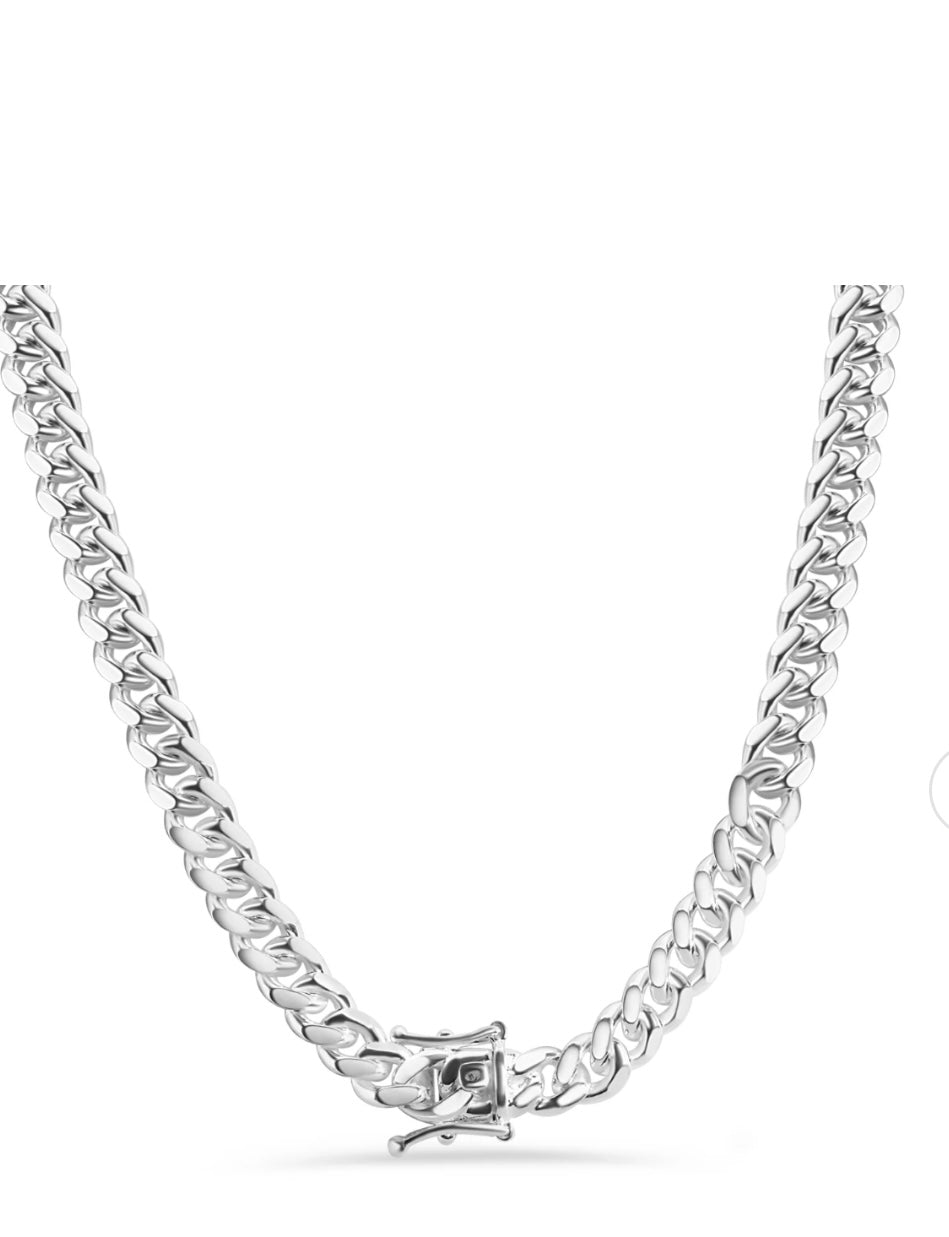 Miami Cuban 7.4mm Chain Box Lock