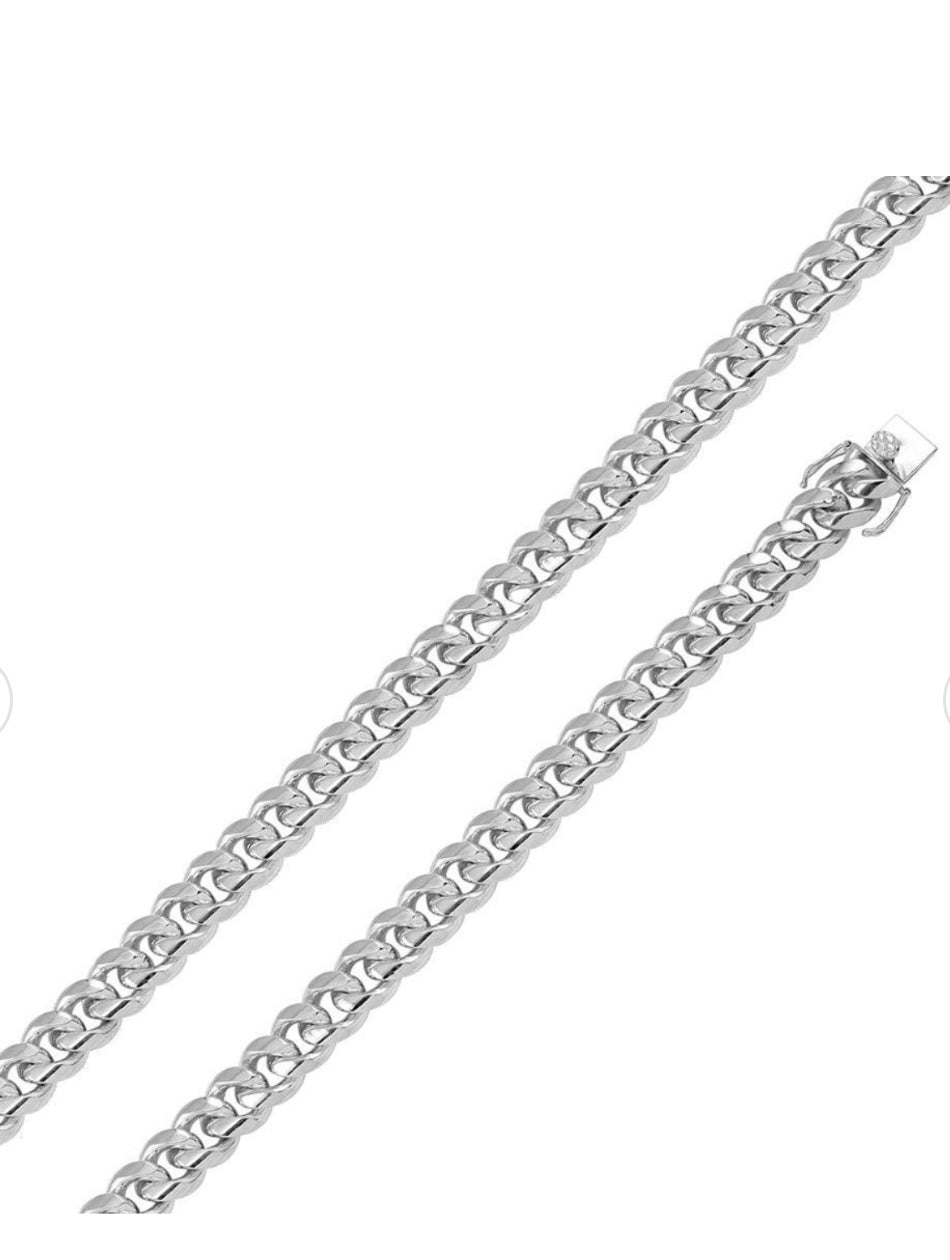 Miami Cuban 7.4mm Chain Box Lock