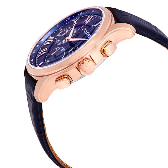 Bulova Classic Chronograph Blue Dial Men's Watch