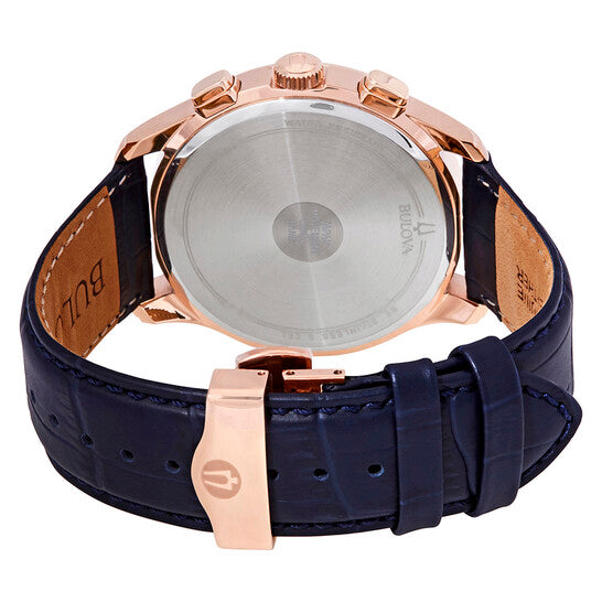 Bulova Classic Chronograph Blue Dial Men's Watch