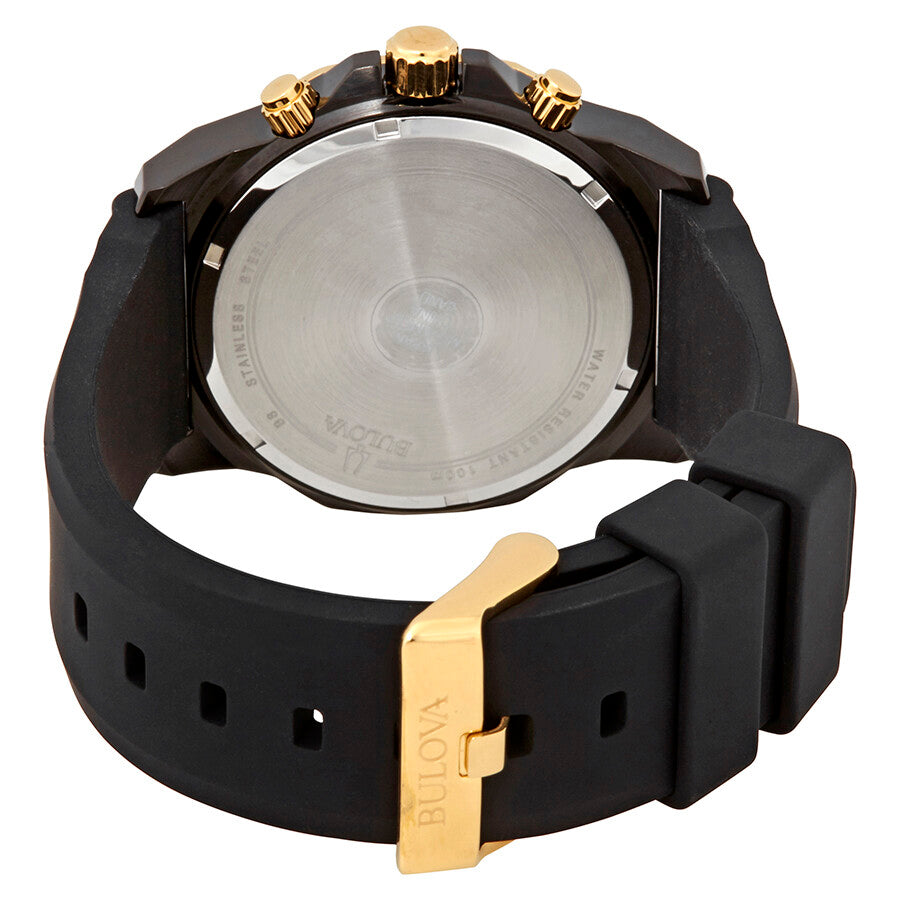 Bulova Marine Star Chronograph Black Dial Men's Watch