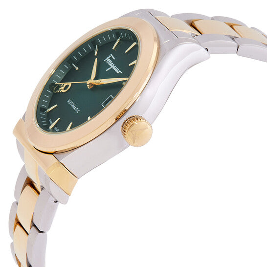 Ferragamo Automatic Green Dial Men's Watch