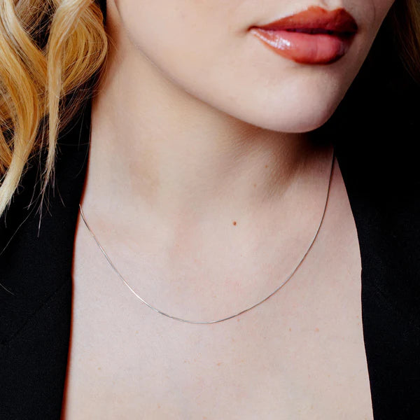 8 Sided Snake Chain 0.7mm