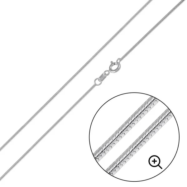 Round Snake Chain 0.8mm