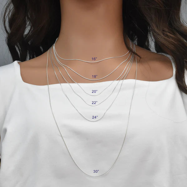 Round Snake Chain 0.8mm