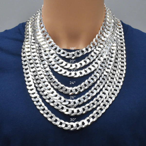 Curb Chain or Bracelet 12.5mm