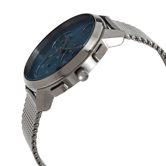 Movado BOLD Thin Chronograph Quartz Blue Dial Men's Watch