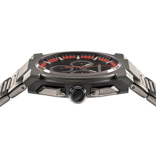 Ferragamo Edge Chronograph Quartz Black Dial Men's Watch