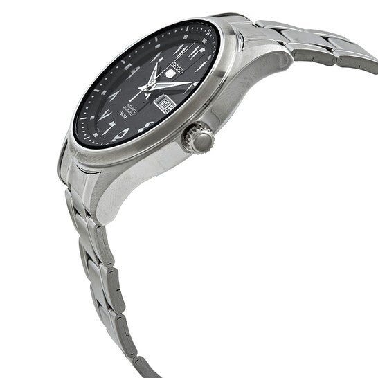 Seiko 5 Automatic Black Arabic Dial Men's Watch