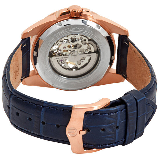 Bulova Sutton Automatic Silver Skeleton Dial Men's Watch