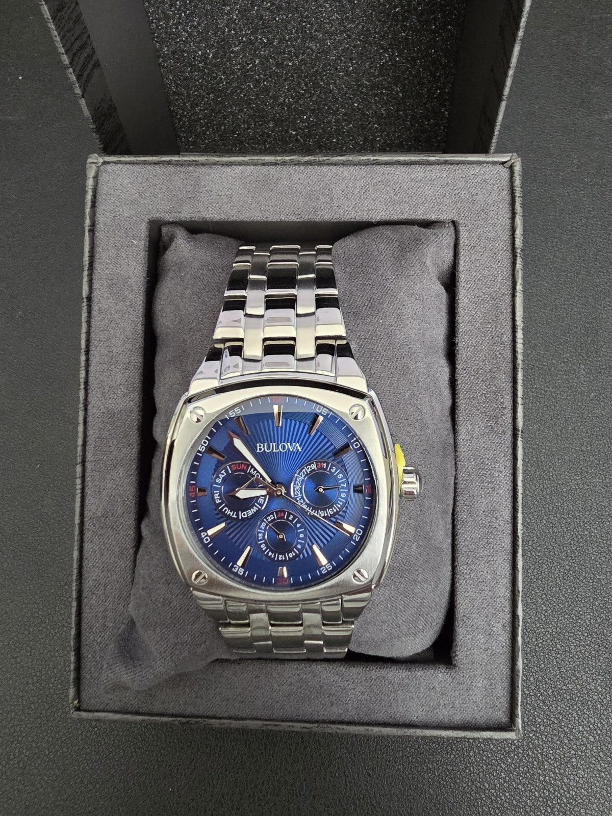 NEW Bulova Multifunction Day-Date 96C151 Men’s Watch