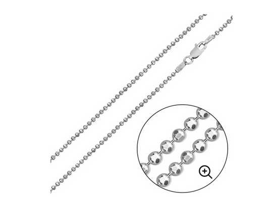 Diamond Cut Bead Chains 1.8mm