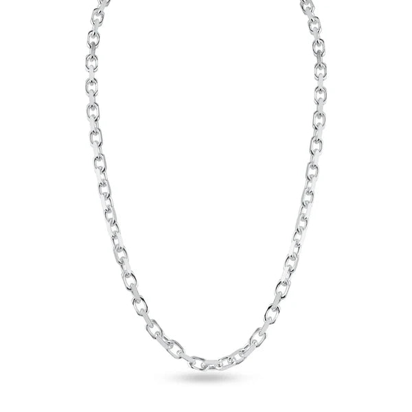 Sterling Silver Diamond Cut Forzatina Link 080 Chain 2.3mm