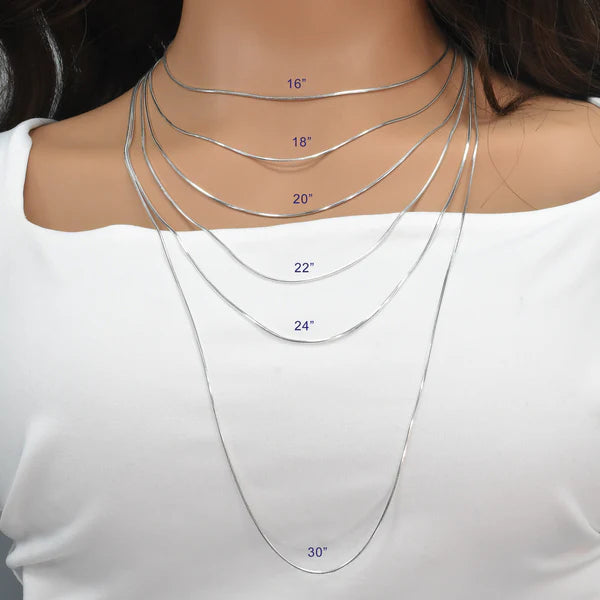 Sided Snake Chain 1mm