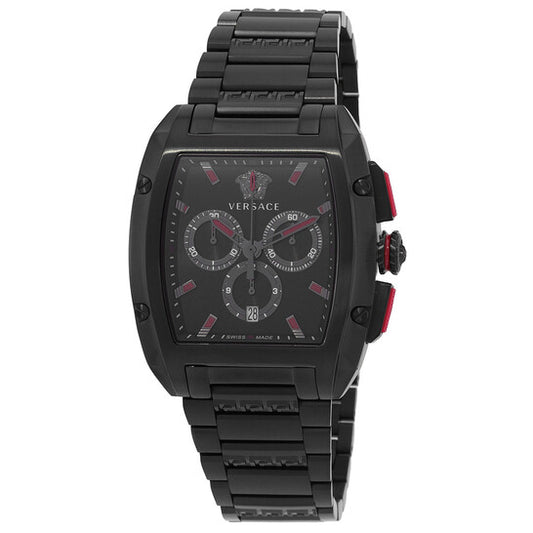 Versace Dominus Chronograph Quartz Black Dial Men's Watch